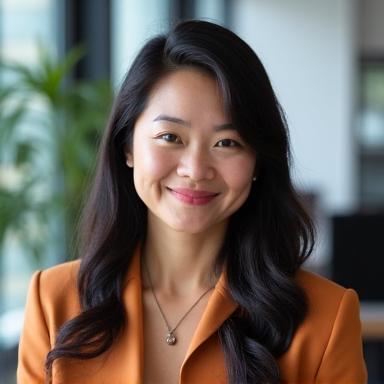 佐藤明日香氏のプロフェッショナルなポートレート写真。