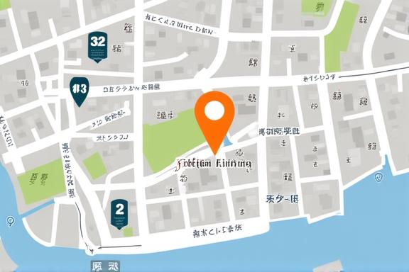 東京都港区芝浦に位置するForged Futuresのオフィスの場所を示す地図。